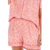 Mud Pie Women’s Women’s Julianna Pajama Set(Pink)