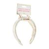 Mud Pie Women’s Eyelet Knotted Headband, Navy, One Size(White)