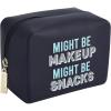 Mud Pie Women’s Square Silicone Pouch(Navy)