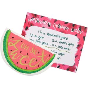 Mud Pie Summer ICON Napkins, 8.25″ x 6.45″, Watermelon(Watermelon)
