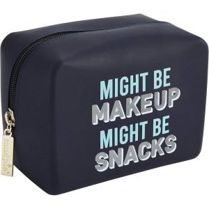 Mud Pie Women’s Square Silicone Pouch(Navy)