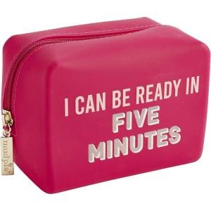 Mud Pie Women’s Square Silicone Pouch(Pink)