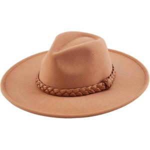 Mud Pie Women’s Women’s Braided Fedora(Tan)