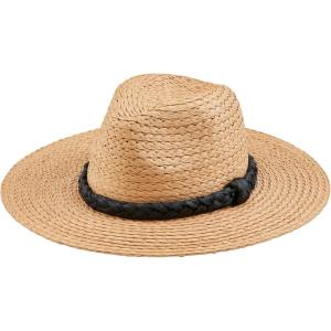 Mud Pie Women’s Women’s Braided Straw Fedora(Brown)