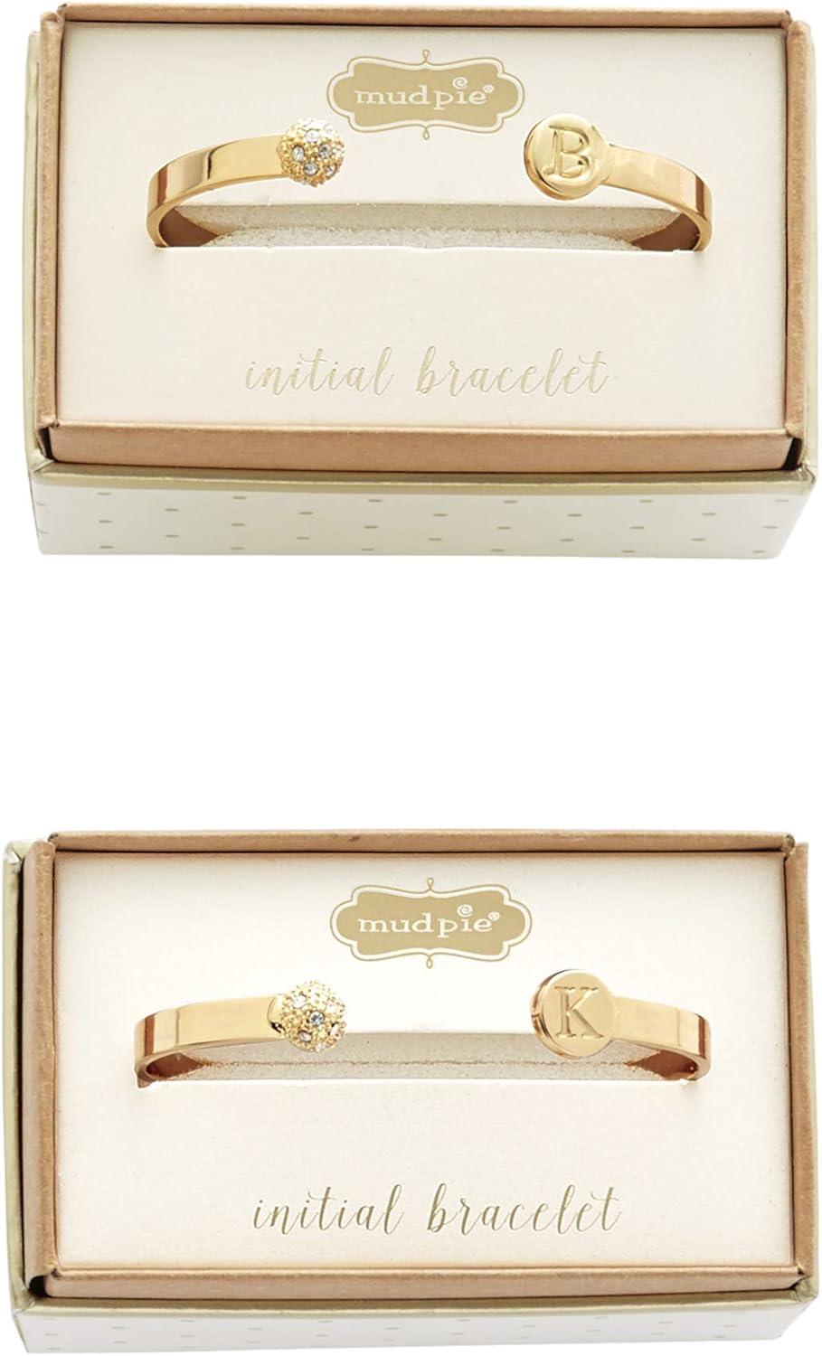 image:imageMud Pie Womens Initial Pave Bracelet D Gold 5 12 Dia