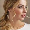 Mud Pie Gold Initial Pave N Pierced Earrings(D)