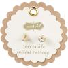 Mud Pie Gold Initial Pave N Pierced Earrings(E)