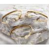 Mud Pie Women’s Initial Pave Bracelet D, Gold, 5 1/2″ Dia
