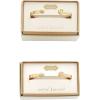 Mud Pie Women’s Initial Pave Bracelet N, Gold, 12 1/2″ Dia