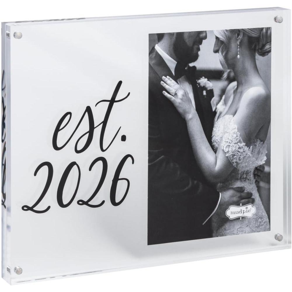 image:imageMud Pie Black Established 26 Acrylic Frame