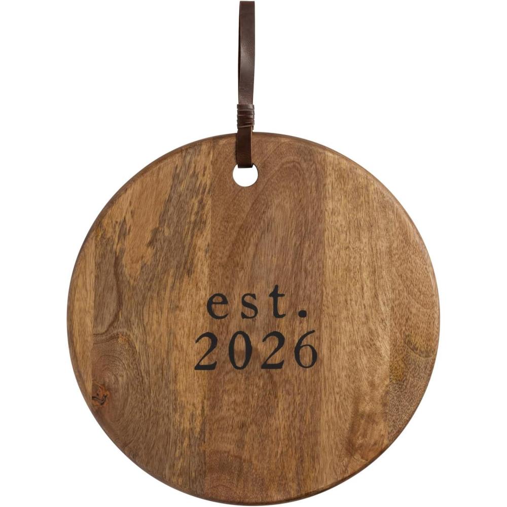 image:imageMud Pie Brown Mango Wood Established 2026 Board