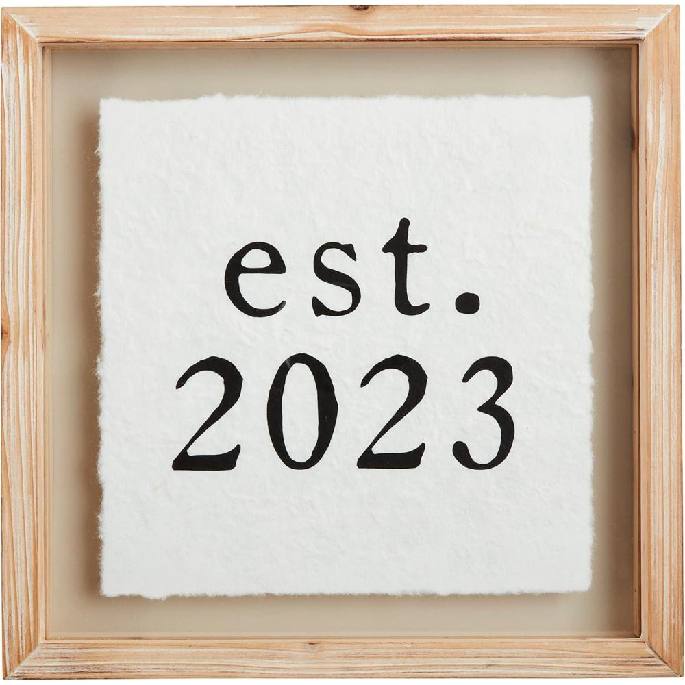 image:imageMud Pie Est 2023 Wall Plaque Brown