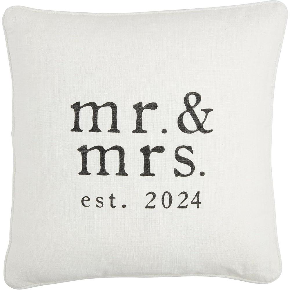 image:imageMud Pie Mrs Est 2024 Pillow 16 12 x 16 12 SquareSquare