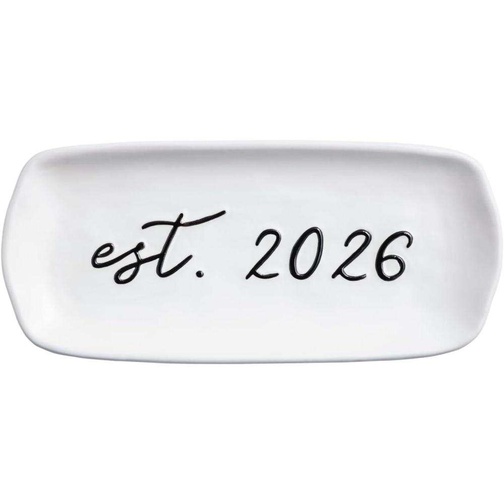 image:imageMud Pie White Stoneware Established 2026 Everything DishWhite