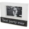 Mud Pie 4 x 6 Wedding Block Frame, Best Party Ever