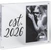 Mud Pie Black Established 26 Acrylic Frame