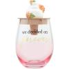 Mud Pie Engaged Wine Glass Set, We Decided; 16 Oz(We Decided)