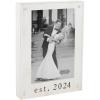Mud Pie Est 2024 4X6 Frame; 5 3/4″ X 7 3/4″
