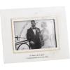 Mud Pie White 5X7 Marble Gold Wedding Frame