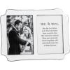 Mud Pie White Metal Double Prayer Wedding Frame