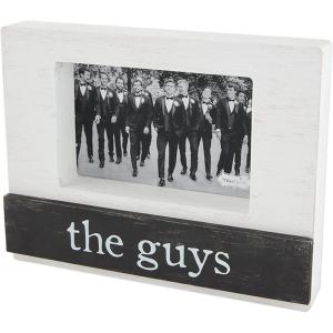 Mud Pie 4 x 6 Wedding Block Frame, The Guys