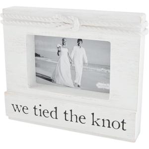 Mud Pie 4 x 6 Wedding Block Frame, We Tied The Knot