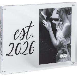 Mud Pie Black Established 26 Acrylic Frame