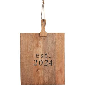 Mud Pie Est 2024 Board, 12″ x 17 1/2″, BROWN