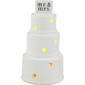Mud Pie Light Up Sitter, Cake, 2 1/2″ x 4 1/2