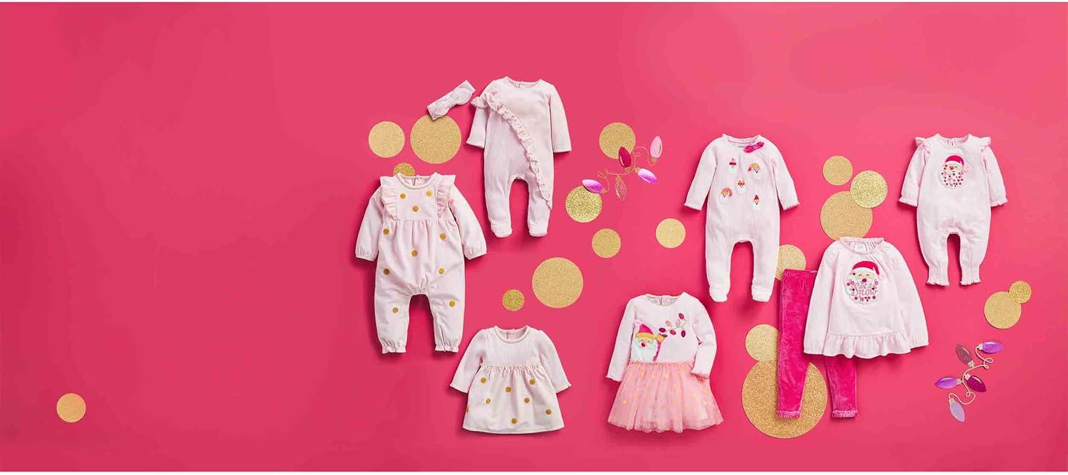 image:imageMud Pie Baby Girls Mud Pie Baby Girl SleeperPom Pom