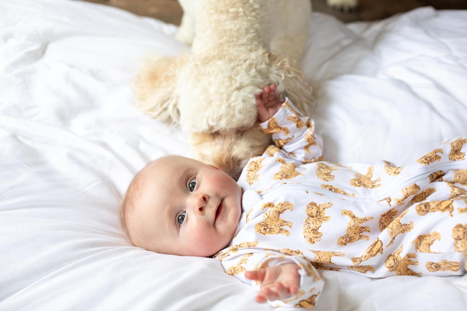 image:imageMud Pie Baby Mud Pie Dog Breed Unisex Baby SleeperGolden Doodle