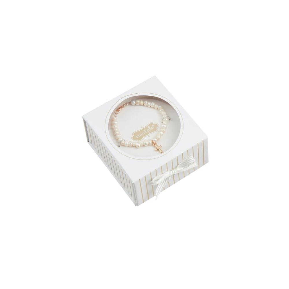 image:imageMud Pie Childrens Gold Boxed Cross Bracelet