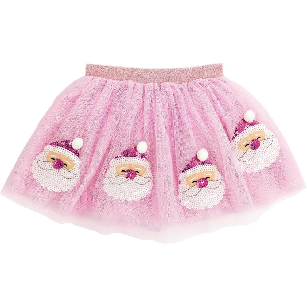 image:imageMud Pie Girls Mud Pie Kids Christmas Pink Santa TutuPink