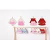 Mud Pie Girls’ Mud Pie Kids Christmas Pink Santa Tutu(Pink)
