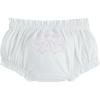 Mud Pie Baby Girls’ Mud Pie Baby Girl Diaper Cover(Ivory)