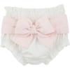 Mud Pie Baby Girls’ Mud Pie Diaper Covers(White)
