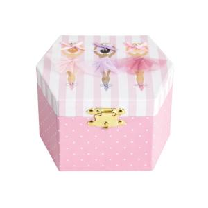 Mud Pie Kids Three Ballerinas Jewelry Box