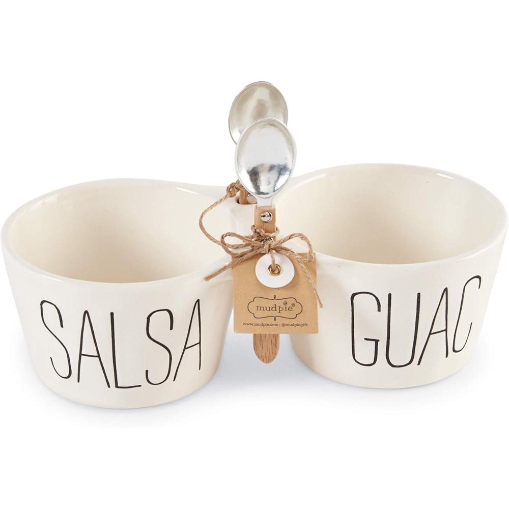 image:imageMud Pie Salsa amp Guacamole Double Dip SetDouble Dip
