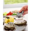 Mud Pie Metal Oyster Salt And Pepper; 3″