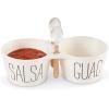 Mud Pie Salsa & Guacamole Double Dip Set(Double Dip)