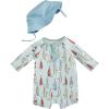 Mud Pie Baby Boys’ Mud Pie Baby Boys Rashguard Swimsuit and Hat Set(Fishing Lure)