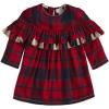 Mud Pie Baby Girls’ Tartan Tassel Dress(Tartan)