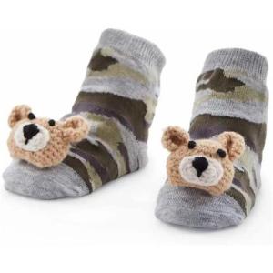 Mud Pie Baby Boys’ Mud Pie Moon and Star Rattle Toe, 0-12 Months(Camouflage)