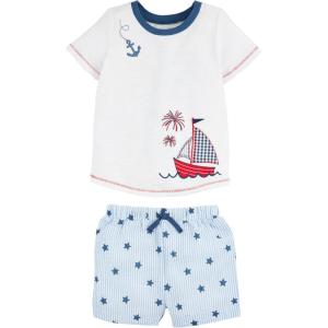 Mud Pie Baby-Boys Casual(Sailboat Anchor)