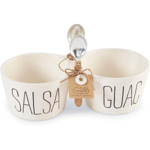 Mud Pie Salsa & Guacamole Double Dip Set(Double Dip)