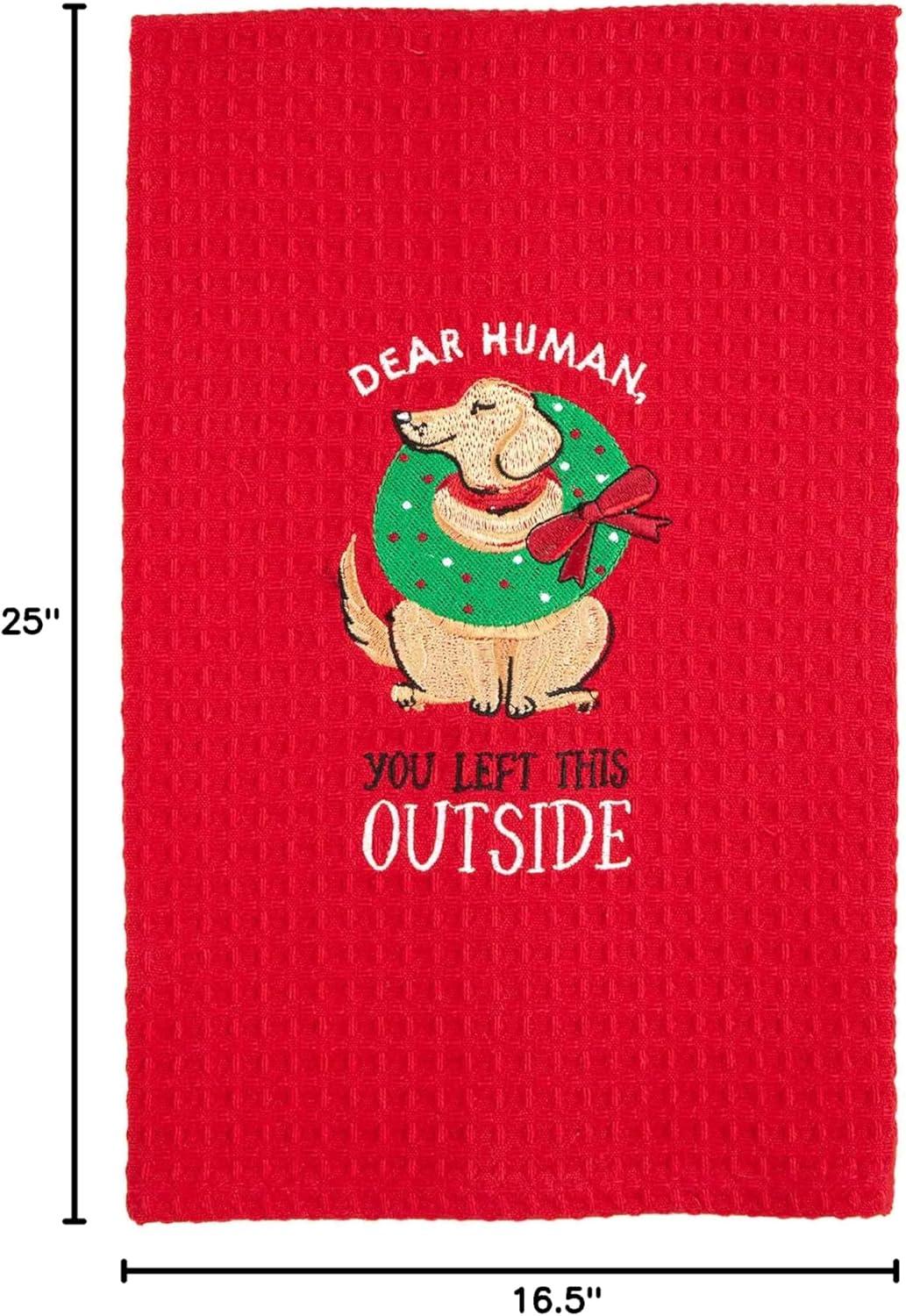 image:imageMud Pie Dog Human Towel Dear Human Dog 25 x 16Dear Human Dog