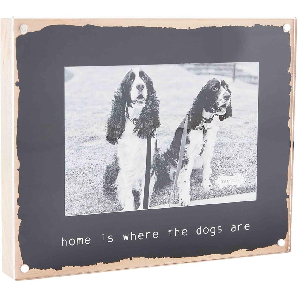 image:imageMud Pie Acrylic Dog Frame Home is Where 85 675