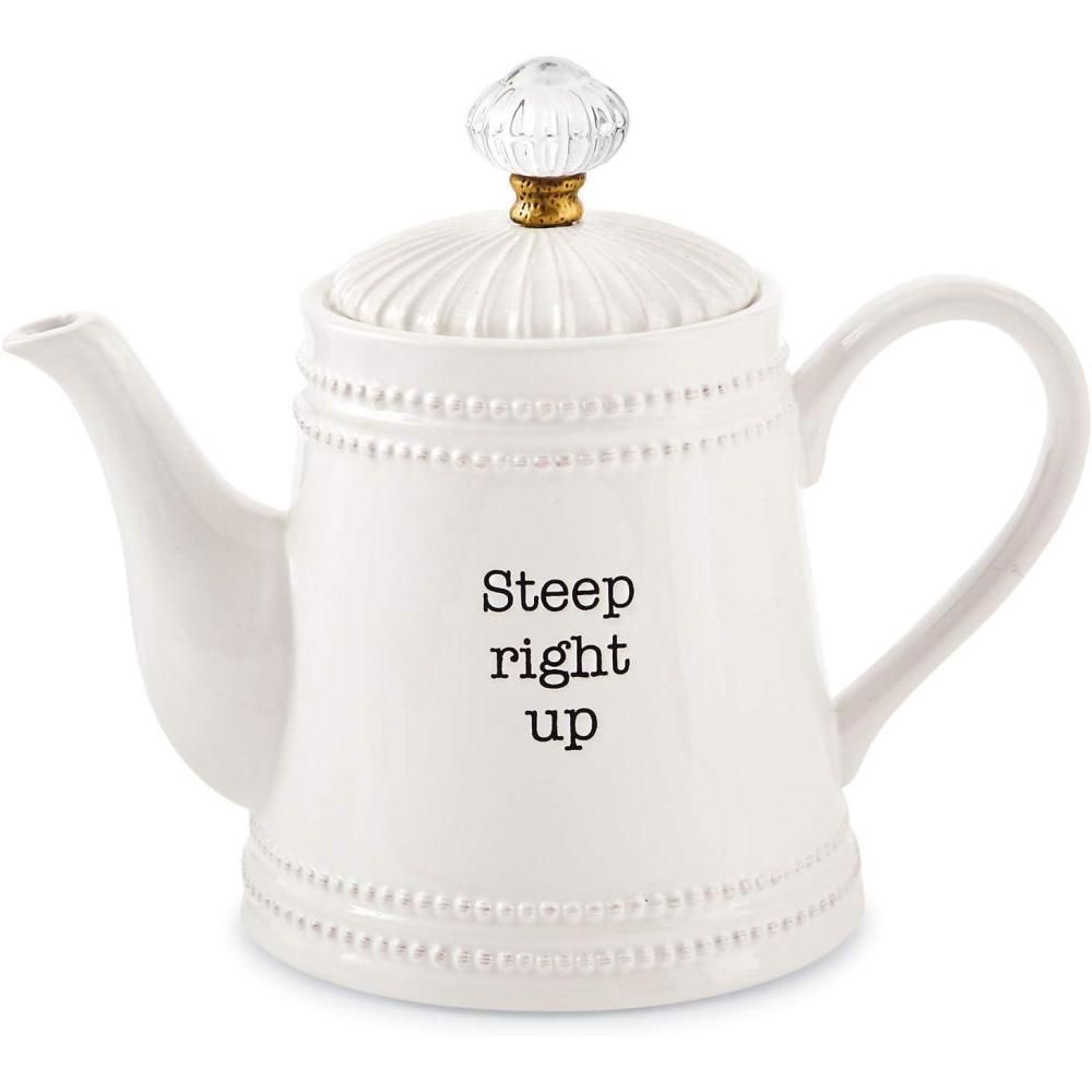 image:imageMud Pie Door Knob Teapot