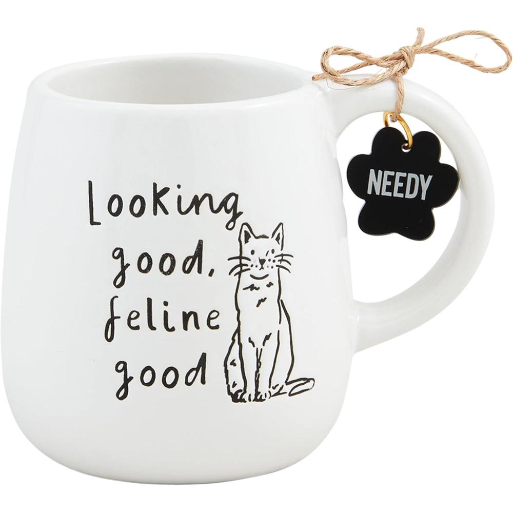 image:imageMud Pie Feline Good Resist Cat Mug 12 oz