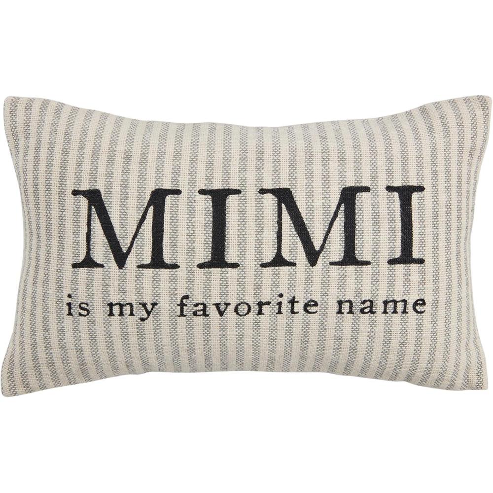 image:imageMud Pie Mimi Striped Grandma Pillow
